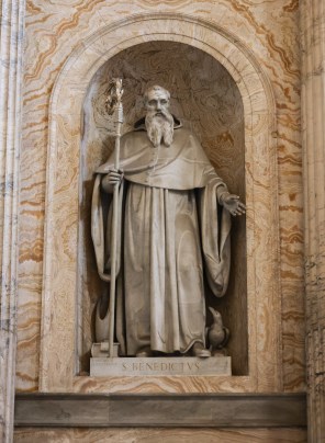 누르시아의 성 베네딕토_photo by Lawrence OP_in the basilica of St Paul outside the Walls of Rome_Italy.jpg